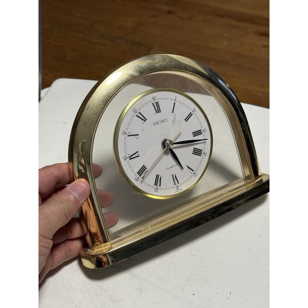 Seiko Clock Quartz In Working Order - Picture 2 of 12